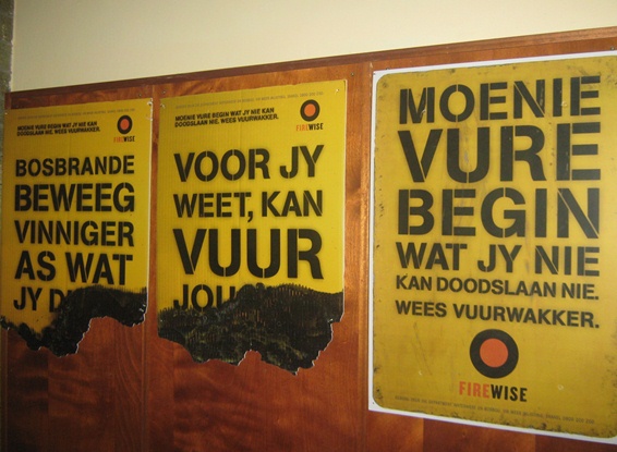 moenie nie met vure begin nie